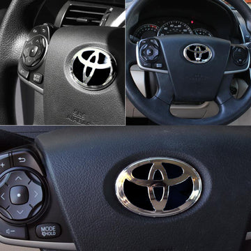 Brand New JDM Toyota Steering Wheel Logo Emblem 47mm by 68mm