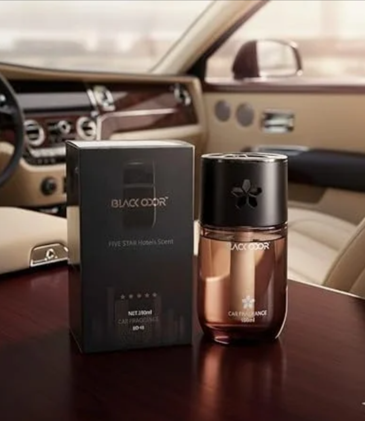 Black Odor Car Perfume Wood Colonge
