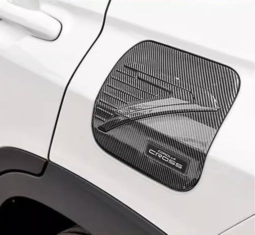 1Pcs Carbon Fiber Fuel Tank Cap Oil Gas Cover Trim For Toyota Corolla Cross