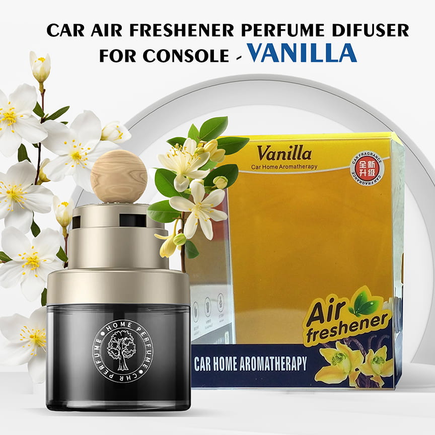 Car Air Freshener Perfume Diffuser For Console - Vanilla
