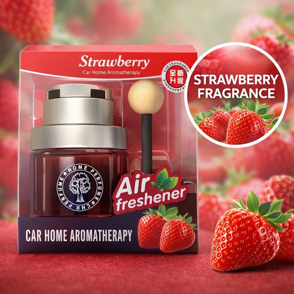 Car Air Freshener Perfume Diffuser For Console - Strawberry