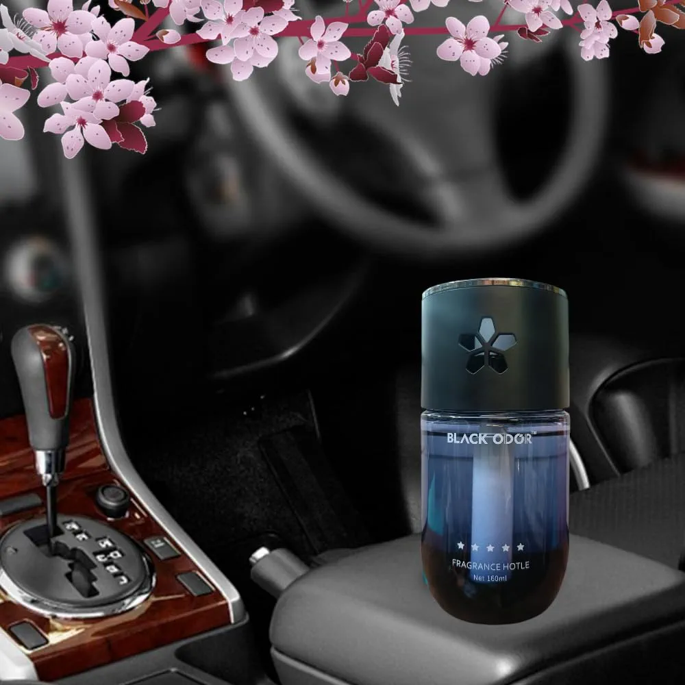 Black Odor Scent 160 ML Luxurious Five-Star Hotel Fragrance for Your Car, Home, and Office